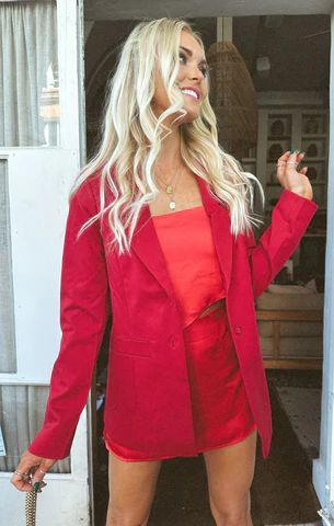 Major Blazer ~ Red Suiting | Show Me Your Mumu