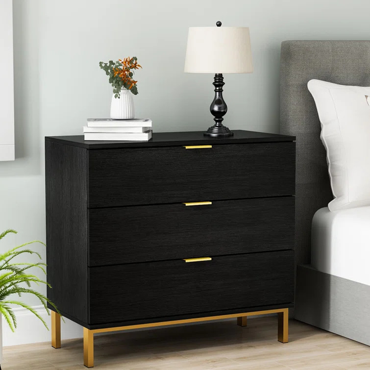 Lavale Solid + Manufactured Wood Nightstand | Wayfair North America