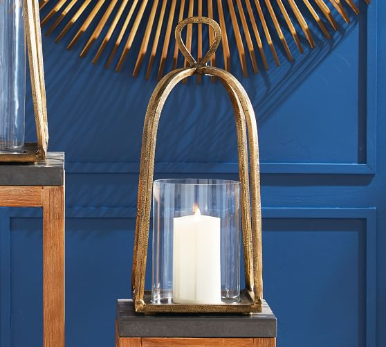 Veneto Antique Brass Lantern | Pottery Barn (US)