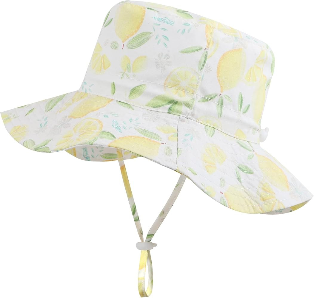 Fynnsure Baby Sun Hat UPF 50+ Toddler Sun Hat Infant Sun Protection Summer Hat Beach Bucket Hats for | Amazon (US)