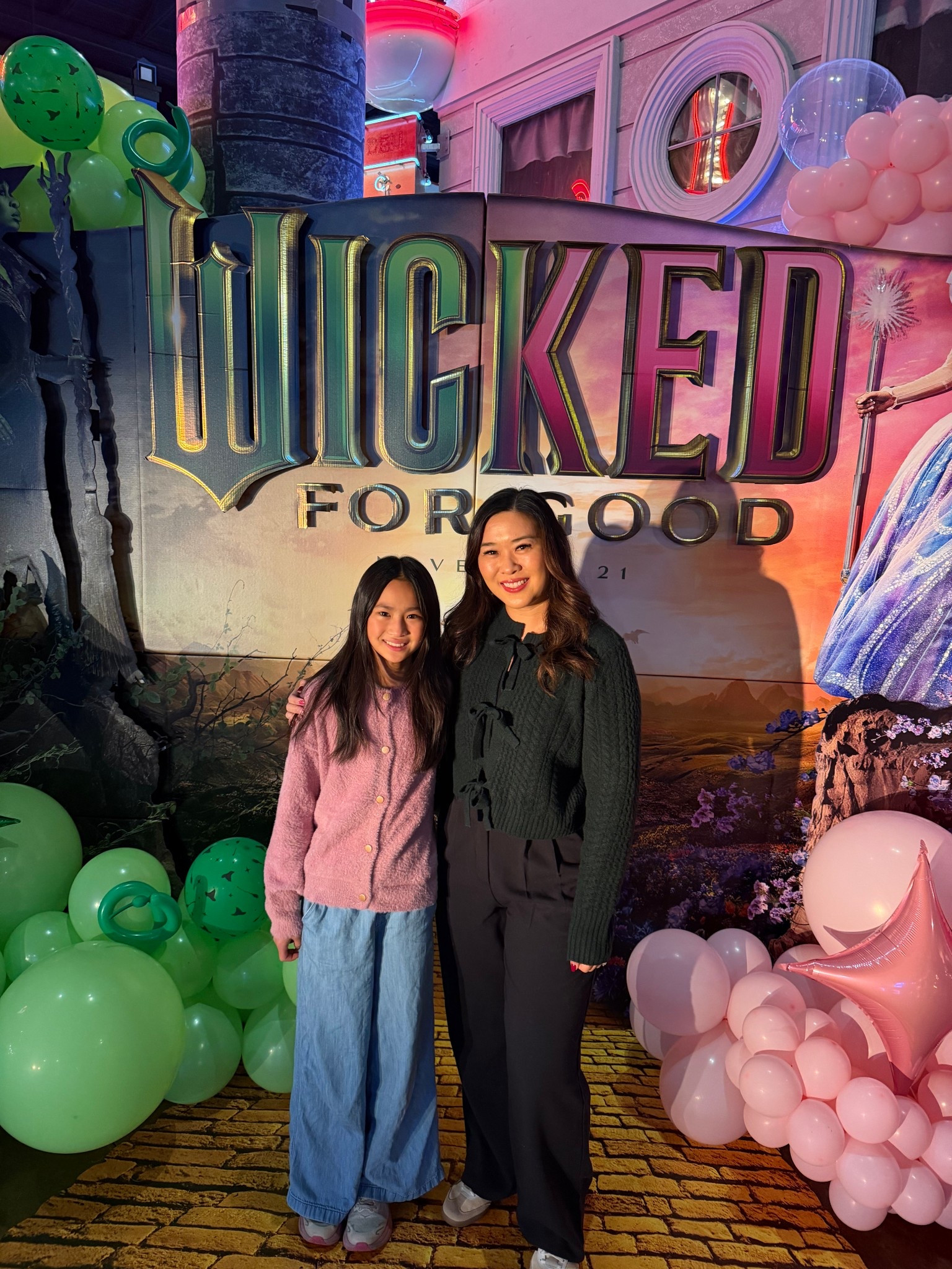 Wicked for Good pink and green outfits ideas! 