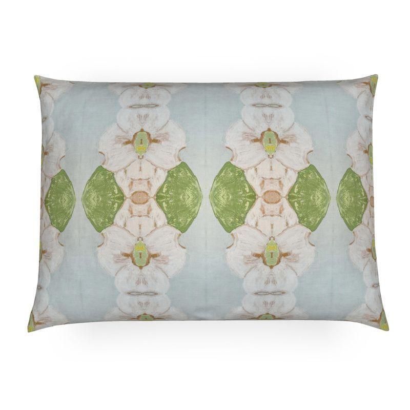 Flowering Dogwoods Luxury Decorative Lumbar Pillow 14" x 20" | Truett Designs