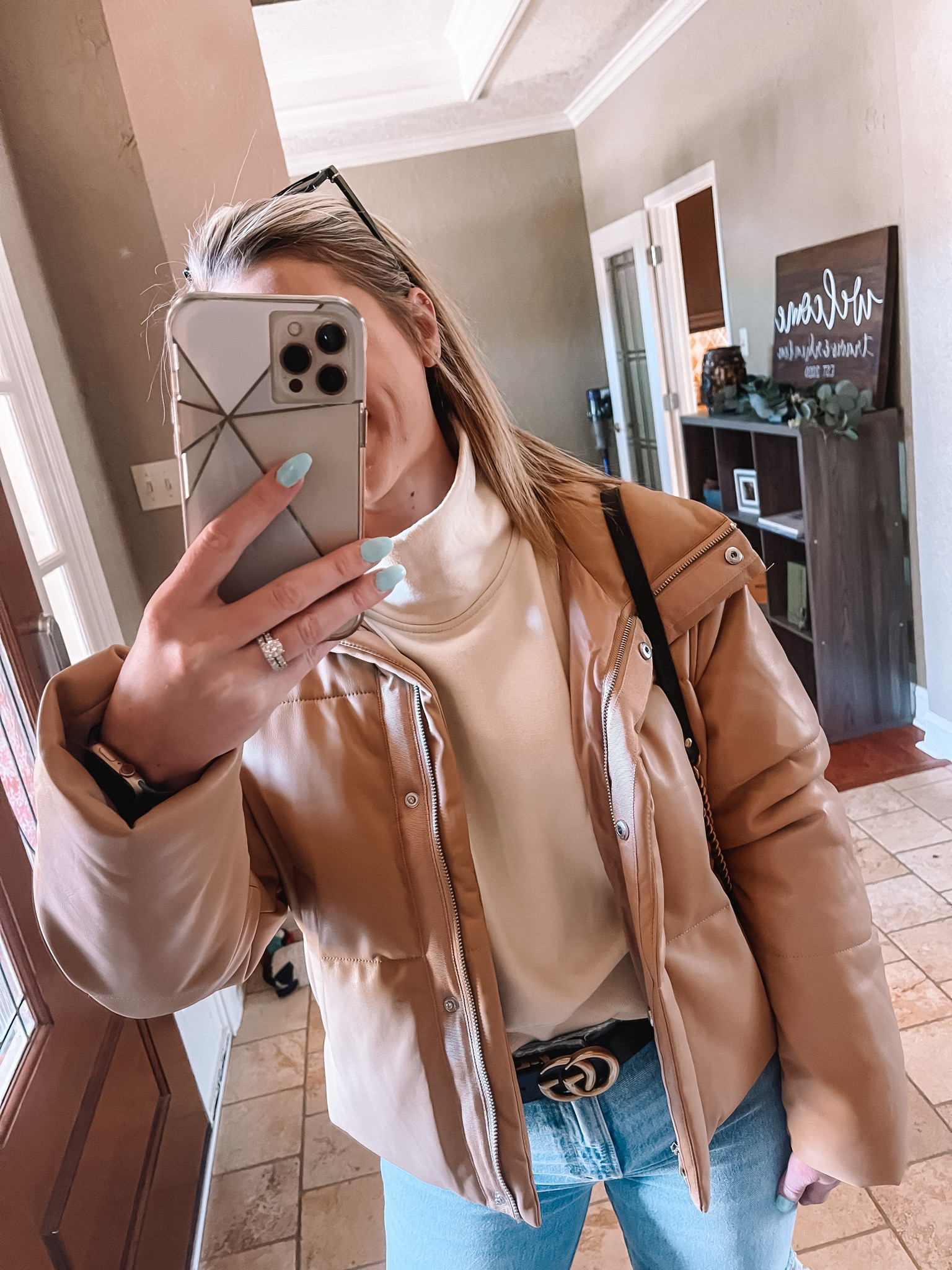 Neutral fall style • Abercrombie + Fitch • 90s straight leg jeans • puffer jacket • crop sweater 

#LTKSeasonal #LTKxAF #LTKHoliday