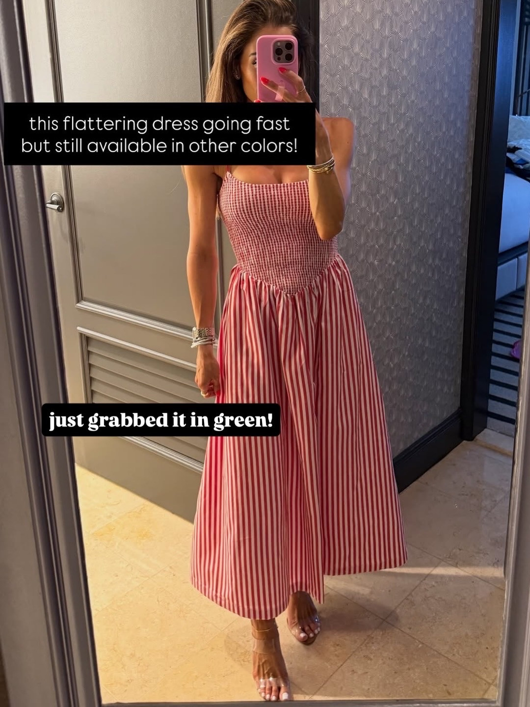 Spring summer mid dress that’s so cute and flattering comes in solids size xxsp resort vacation 

#LTKPetite #LTKTravel #LTKSaleAlert