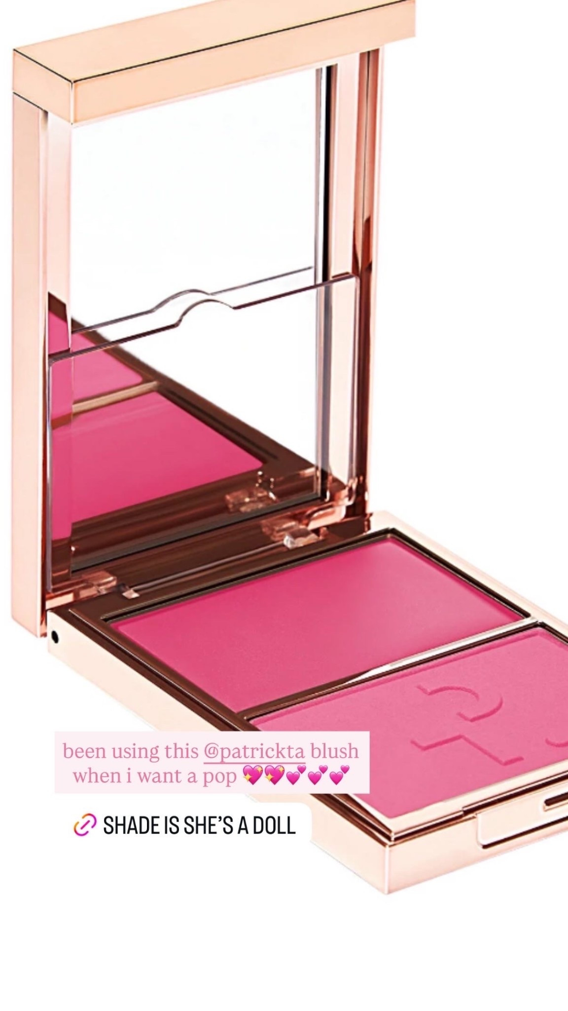 When I want or need an extra POP this Patrick ta blush is the prettiest shade ever! 

#LTKgrwm #LTKselfcare #LTKBeauty