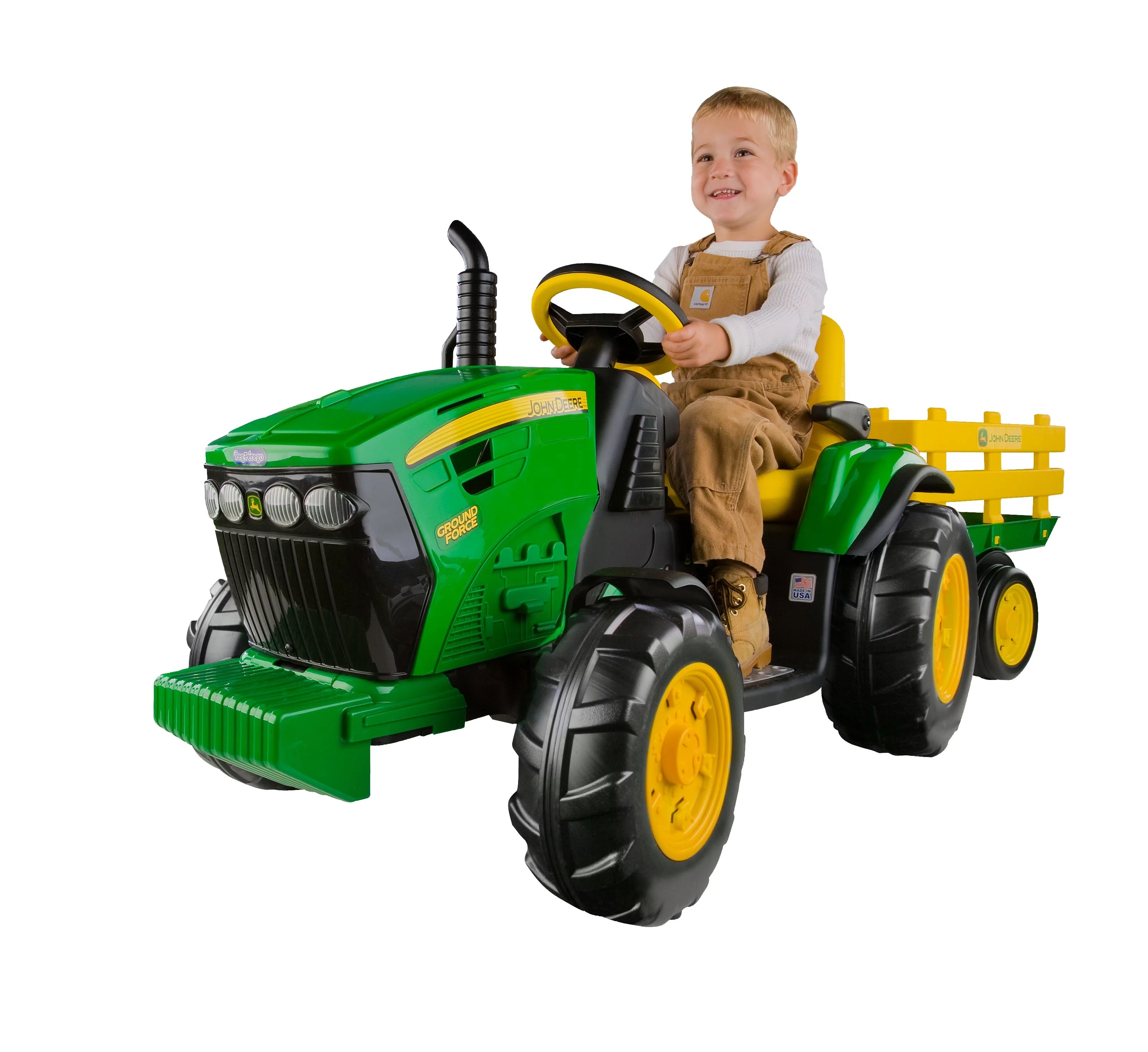 12V Peg Perego John Deere Ground Force Tractor Ride-on, for a Child Ages 3-7 | Walmart (US)