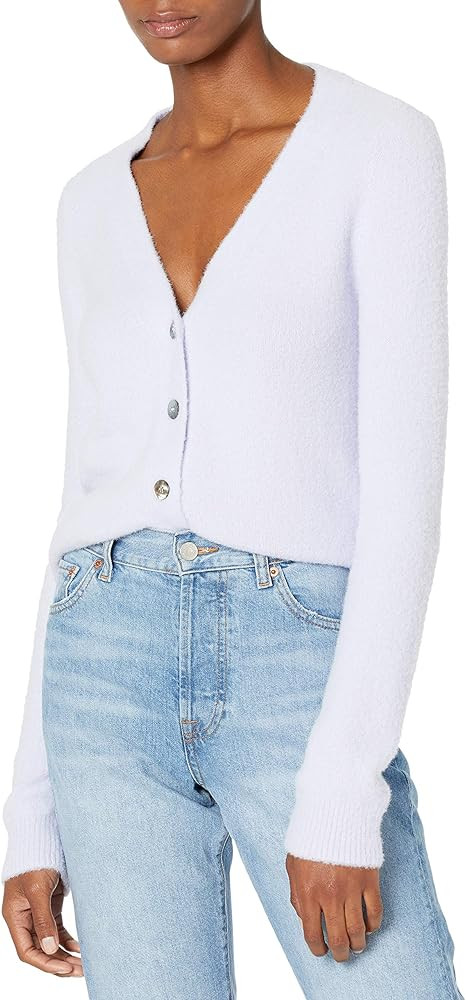 The Drop Women's Francine V-Neck Button Front Cozy Cardigan | Amazon (US)