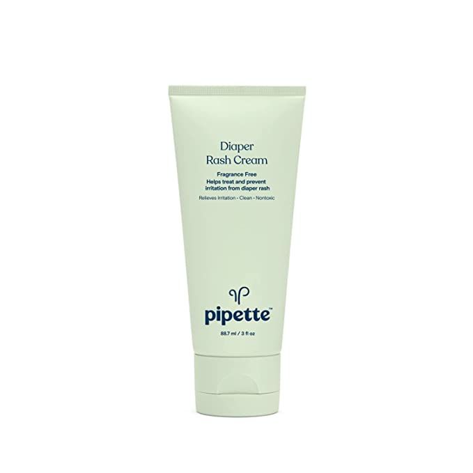Pipette Diaper Rash Cream - Relieve & Prevent Diaper Rash with Non-Nano Zinc Oxide, Fragrance-Fre... | Amazon (US)