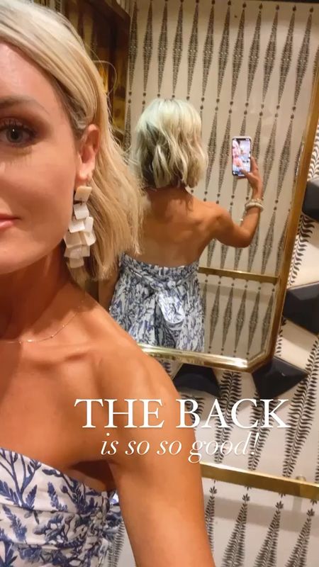 The back of this floral maxi dress is the best part! Loverly Grey is wearing a size 0! So pretty for a summer event

#LTKstyletip #LTKFind #LTKSeasonal