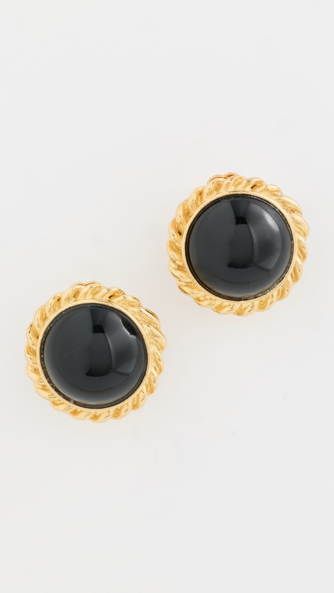 Center Button Clip On Earrings | Shopbop