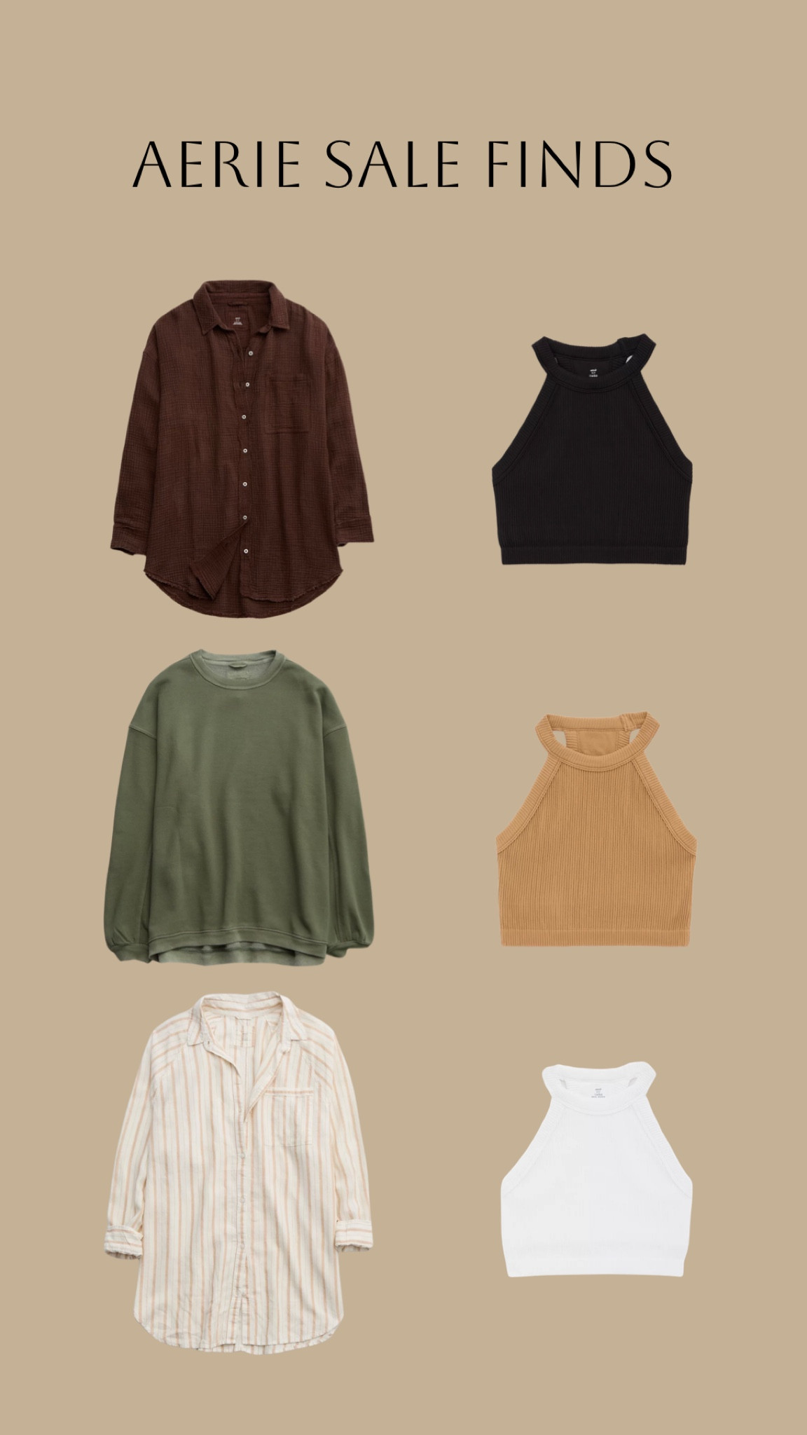 Aerie sale finds! Affordable fashion- bralettes $15! Sweatshirts under $30 and cover ups 

#LTKfindsunder100 #LTKfindsunder50 #LTKstyletip