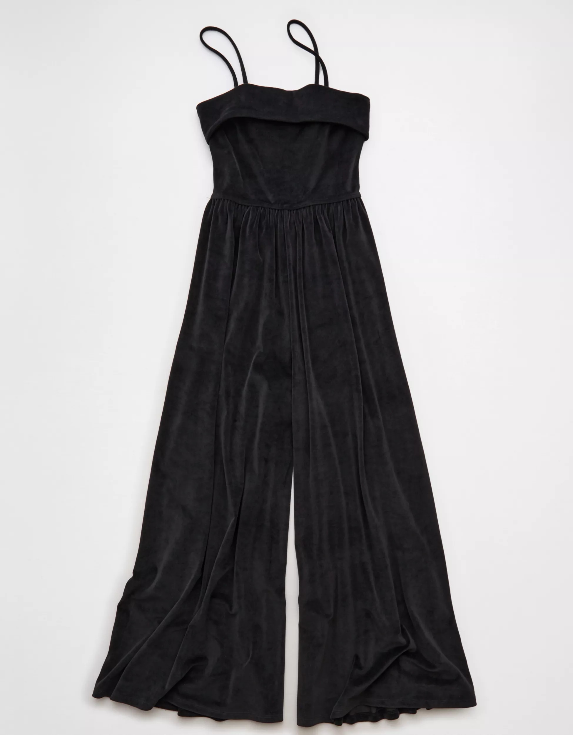 AE Velvet Foldover Jumpsuit | American Eagle Outfitters (US & CA)