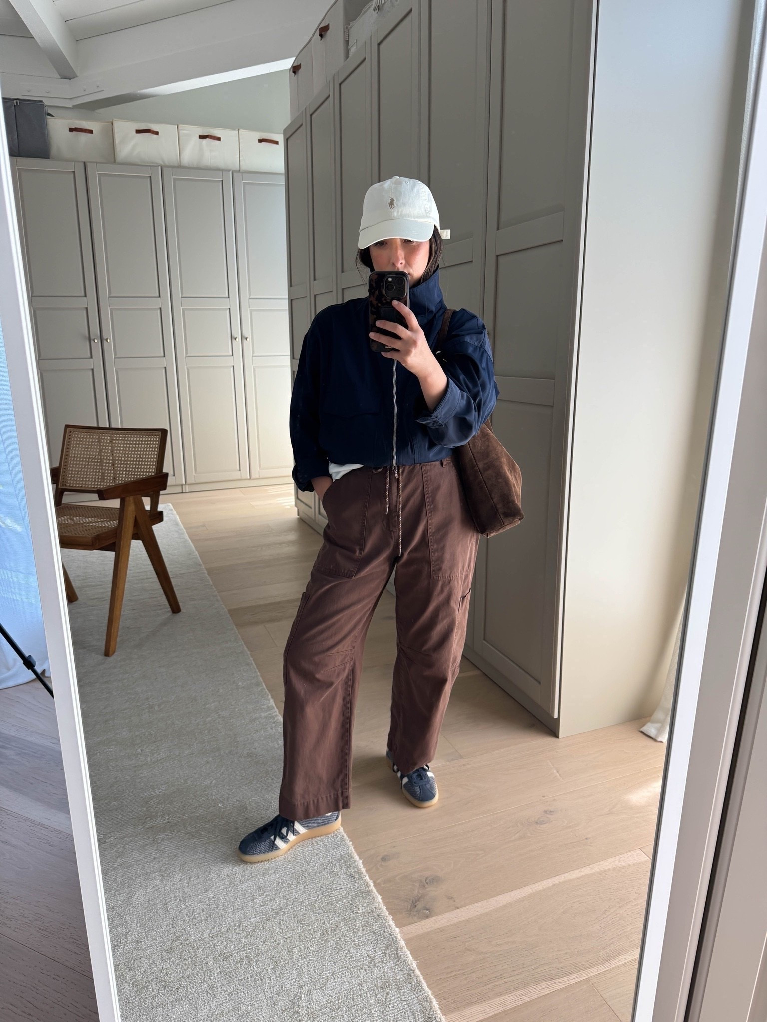 If you’re going to add a brown pair of pants to your fall wardrobe, make it these!

I have the petite length but the full length is also petite friendly. They do restock these on the Pistola website. 

AYR tee medium
Zara jacket xs - mine is old, they just released a new version. 
Pistola carrots petite 26 - this pair runs small
Amazon socks
Adidas sneakers 5
Liffner shoulder bag 
Polo Ralph Lauren hat

#LTKPetite #LTKOver40 #LTKmomlife