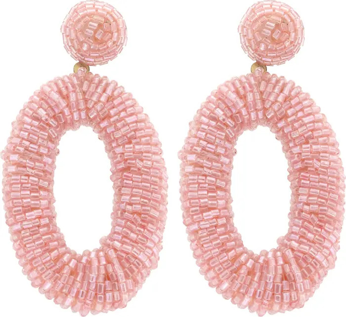 Panacea Beaded Oval Drop Earrings | Nordstrom | Nordstrom