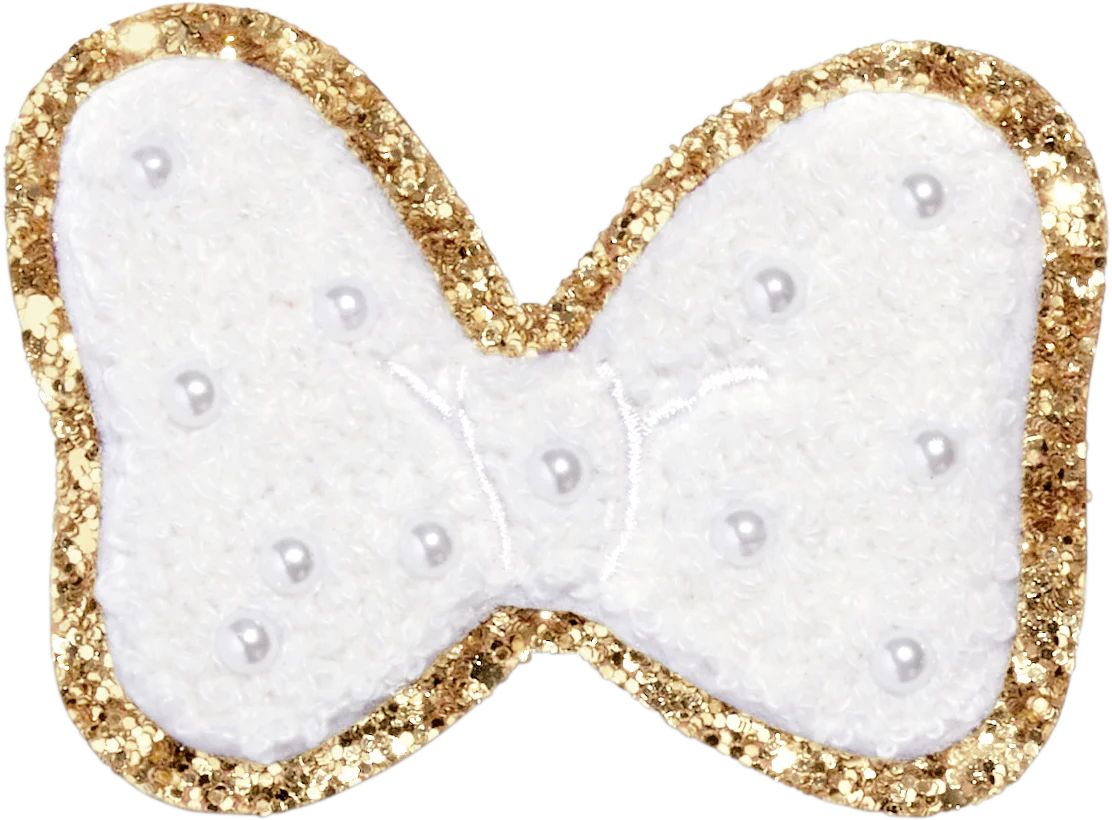 Blanc Disney Minnie Mouse Pearl Bow Patch | Stoney Clover Lane
