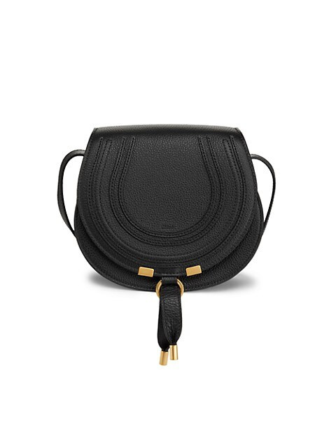 Chloé Mini Marcie Leather Saddle Bag | Saks Fifth Avenue