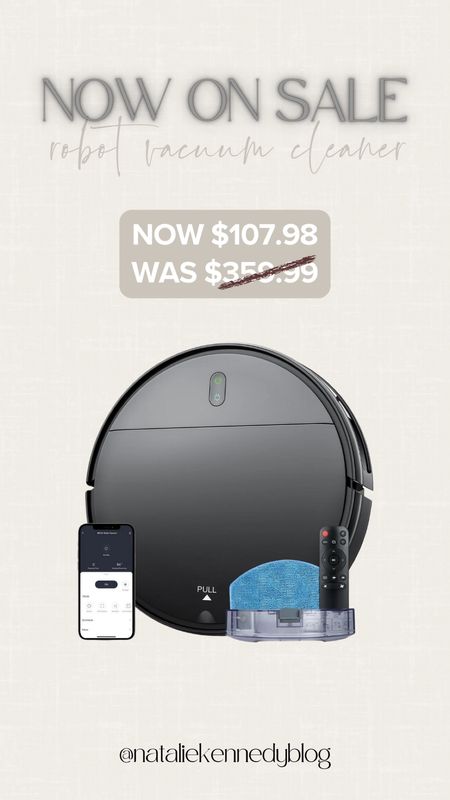 Robot Vacuum Cleaner- now on sale! Save $252 🥳