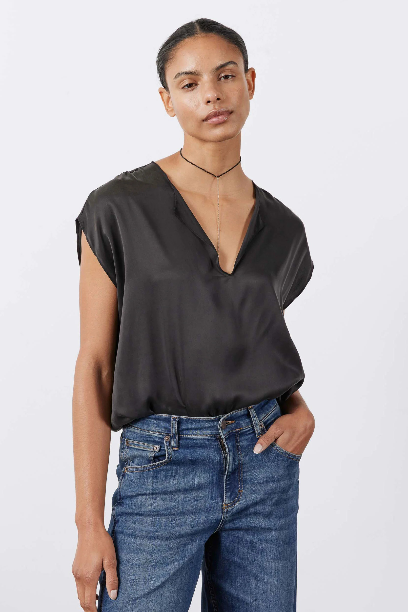 The All Day Washable Silk Top | Ruti