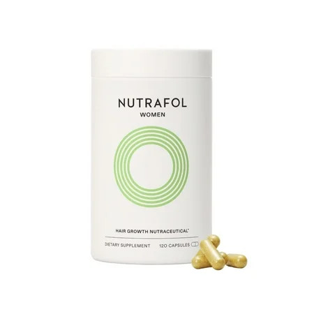 Nutrafol Women's Hair Growth Supplements, Ages 18-44, Clinically Proven for Visibly Thicker and Stronger Hair, Dermatologist Recommended - 1 Month Supply | Walmart (US)