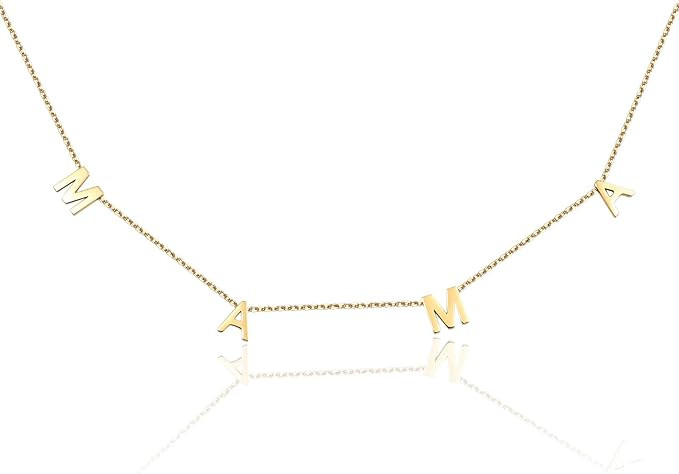 Mama Necklace for Mothers Day Gifts Gold Necklace Women Gifts for Mom Gifts for Grandma Gifts for... | Amazon (US)
