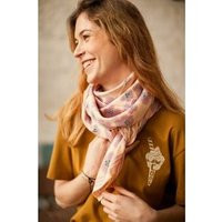 Fular grande de algodón LATIKA FLORA BOLD | La Redoute ES