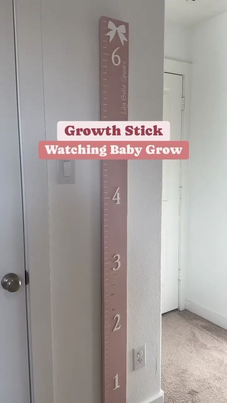 The sweetest way to watch your little one grow over the years and can take this growth stick with you wherever you go! ❤️ #growthstick 

#LTKkids #LTKbaby