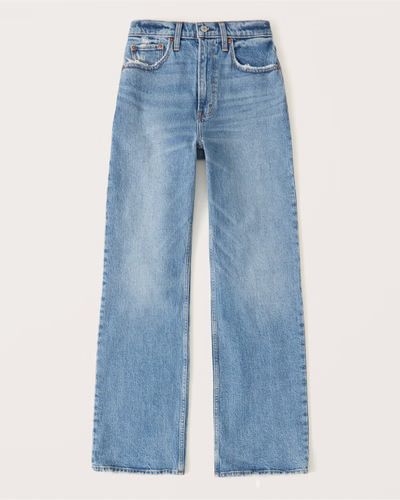 Women's 90s Ultra High Rise Relaxed Jeans | Women's Bottoms | Abercrombie.com | Abercrombie & Fitch (US)