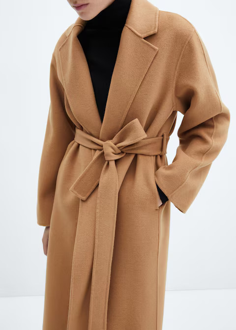 Belt handmade coat | MANGO (US)