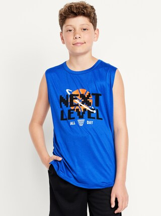CloudMotion Graphic Performance Tank Top for Boys | Old Navy | Old Navy (US)