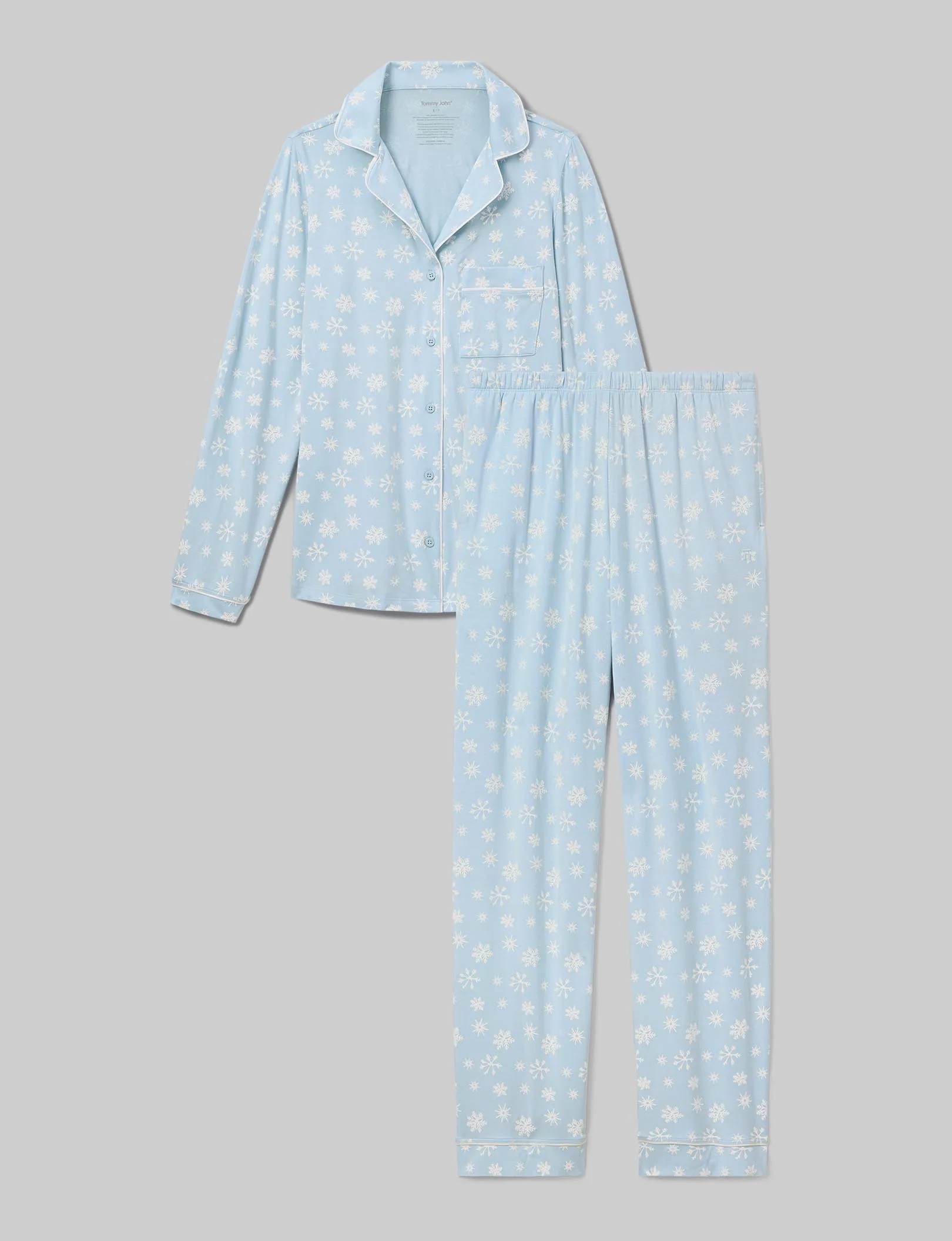 Women's Downtime Long Sleeve Pajama Top & Pant Set | Tommy John