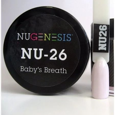 NUGENESIS Nail Color Dip Dipping Powder 1.5oz/43g jar - NU26 Baby's Breath | Walmart (US)