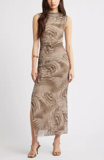 Mesh Body-Con Maxi Dress | Nordstrom