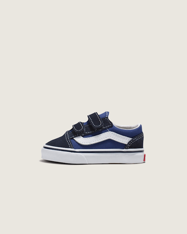 Vans Toddler Old Skool V Shoes (Navy Blue) - 9.0 | Vans (US)