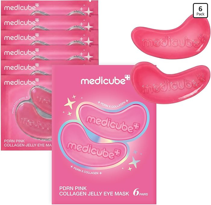 medicube PDRN Pink Collagen Jelly Eye Mask | Hydrogel Eye Patches with PDRN, Collagen, NAD | Refr... | Amazon (US)