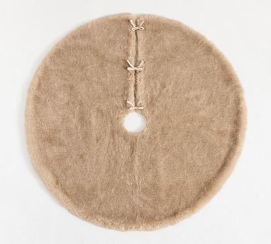 Faux Mink Tree Skirt | Pottery Barn (US)