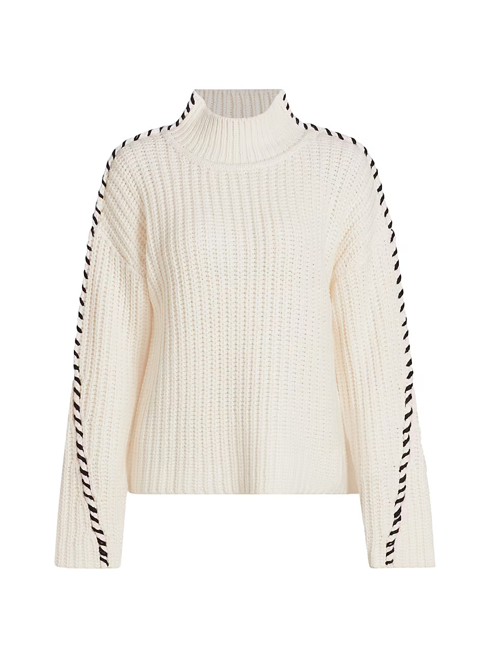 Whipstitch Relaxed Turtleneck | Saks Fifth Avenue