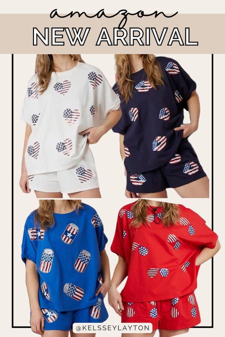 Amazon fashion, Amazon new arrival, 4th of July outfit, outfit set, red white and blue outfit 

#LTKFindsUnder50 #LTKSeasonal