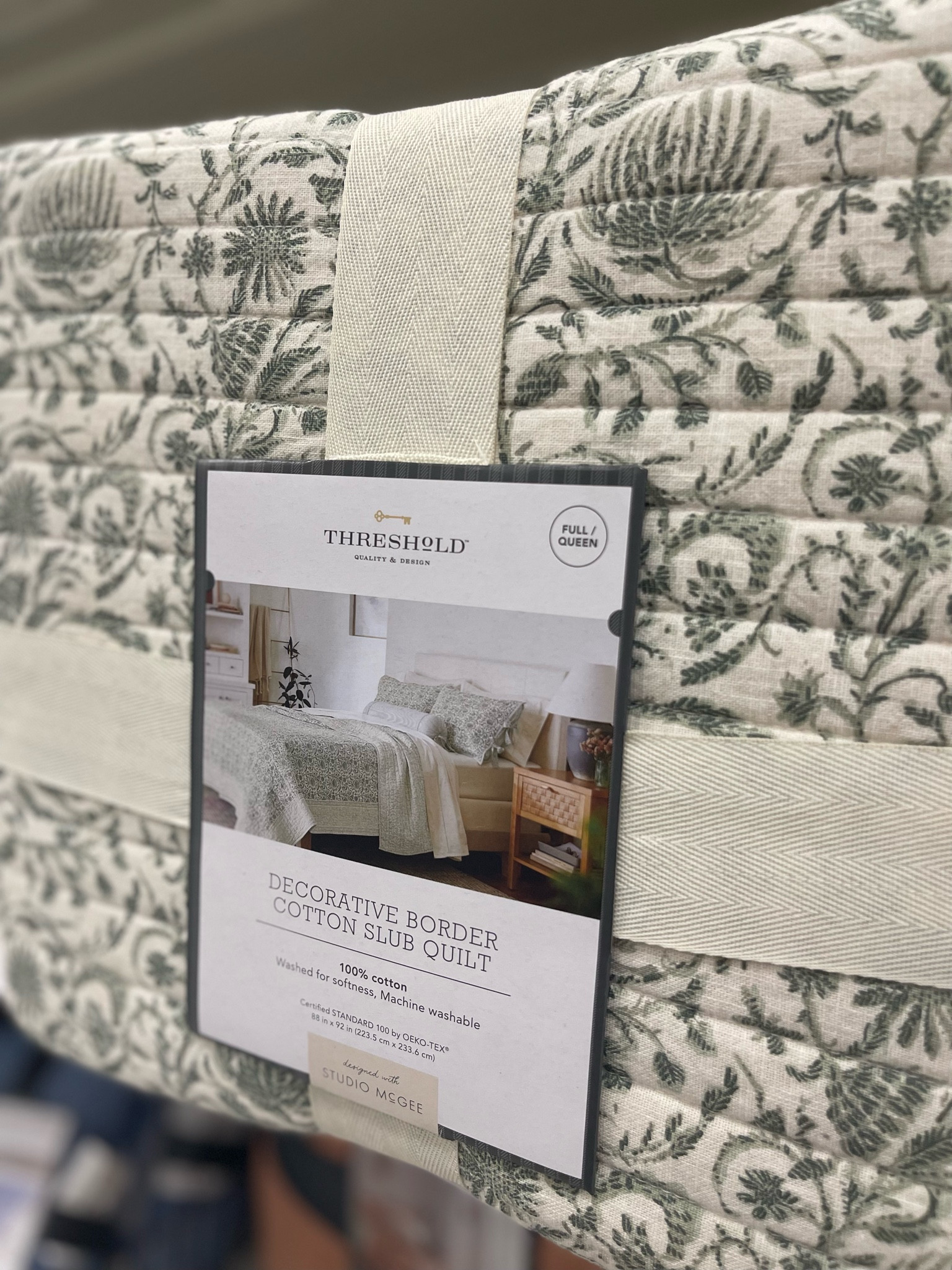 Loving this Studio McGee Spring quilt! Perfect for a little girl’s room or end of the bed throw! Comes with matching shams. 

Bedding, queen comforter, queen quilt, Decorative Border Cotton Slub Print Quilt Sham Light Teal Green, Threshold, Target Studio McGee, spring decor, spring bedding, cottage

#LTKSeasonal #LTKkids #LTKhome