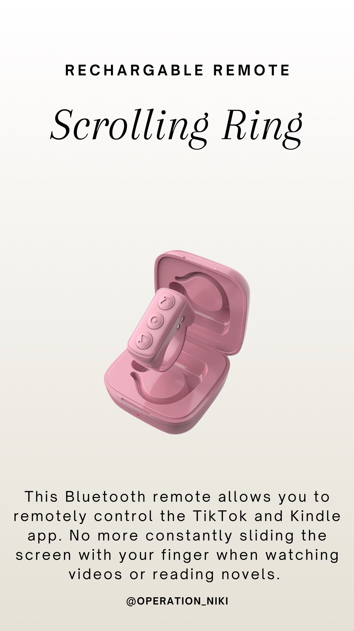 This Bluetooth remote allows you to remotely control the TikTok and Kindle app. No more constantly sliding the screen with your finger when watching videos or reading novels!

Follow for more @OPERATION_NIKI on IG, TikTok, & Facebook

sahm, mom essentials, morning routine, self care day, self care ideas, summer vacation, summer dress, stay at home mom, skin care routine, unboxing, beauty, amazon home finds

#LTKHome #LTKFindsUnder50 #LTKSaleAlert