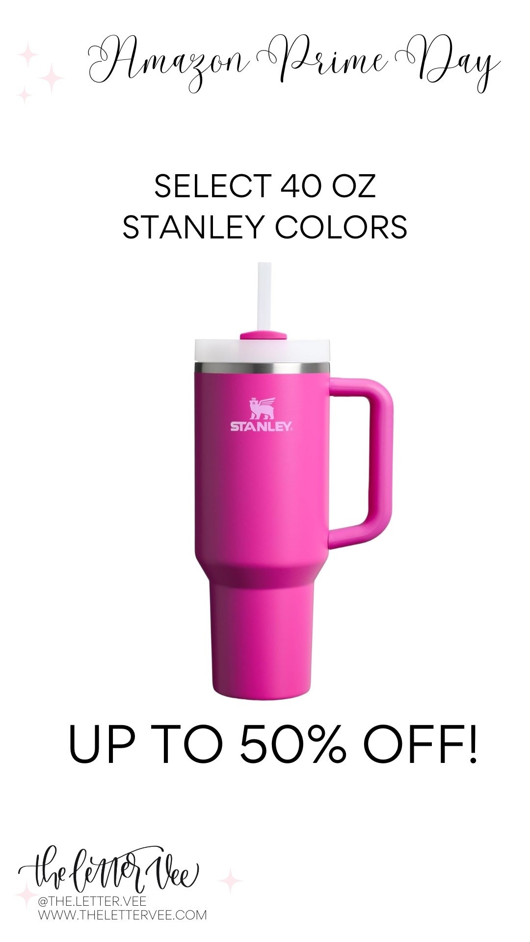 Select 40oz Stanley Tumbler up to 50% off - Amazon Prime Day

#LTKSaleAlert