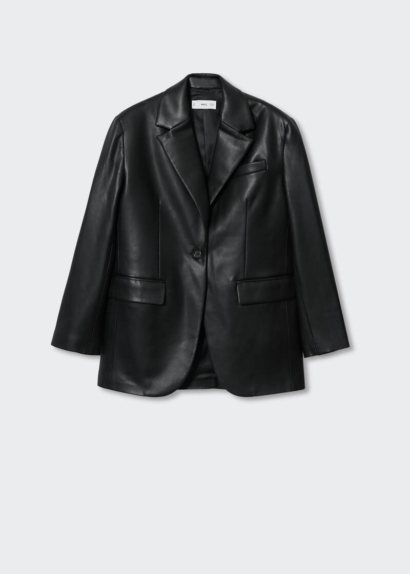 Search: leather blazer women (23) | Mango United Kingdom | MANGO (UK)