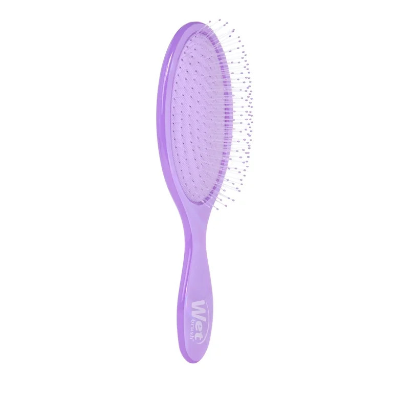 Wet Brush Original Detangler Hair Brush, For Wet or Dry Hair, Prismatic Glow Holographic Purple | Walmart (US)