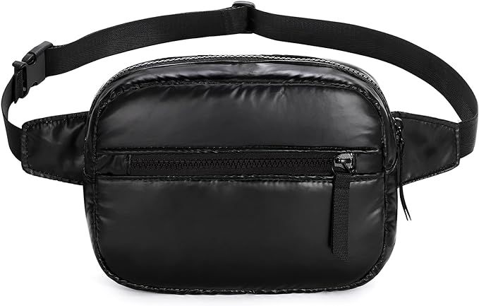 JASGOOD Belt Bag Crossbody Fanny Packs for Women Fashion Waist Packs with Adjustable Strap for Tr... | Amazon (US)