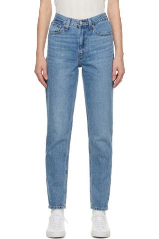 Blue 80's Mom Jeans | SSENSE