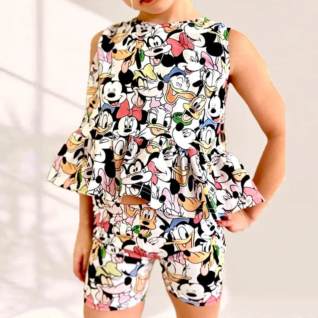 Girls Fab Five Tank, Kids Baby Mouse Friends Tee, Disney Vacation Tee for Kids, Disney Trip T-shi... | Etsy (US)