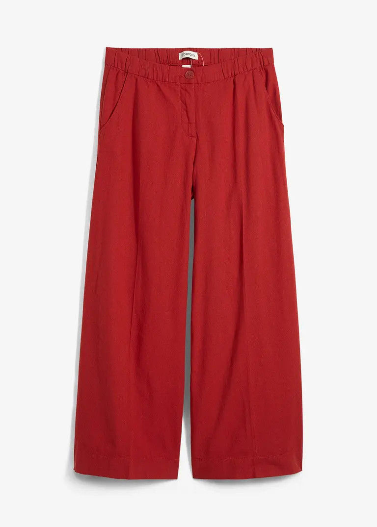 Culotte mit elastischem Bund aus Viskose-Mix | Bonprix DE