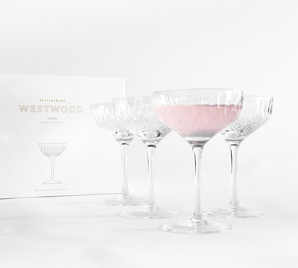Westwood Coupe Glasses - Set of 4 | Pottery Barn (US)