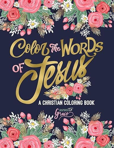 Color the Words of Jesus: A Christian Coloring Book | Amazon (US)
