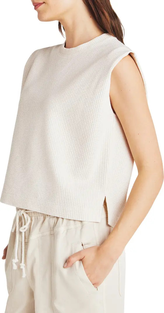 Splendid Sleeveless Waffle Knit Shirt | Nordstrom | Nordstrom