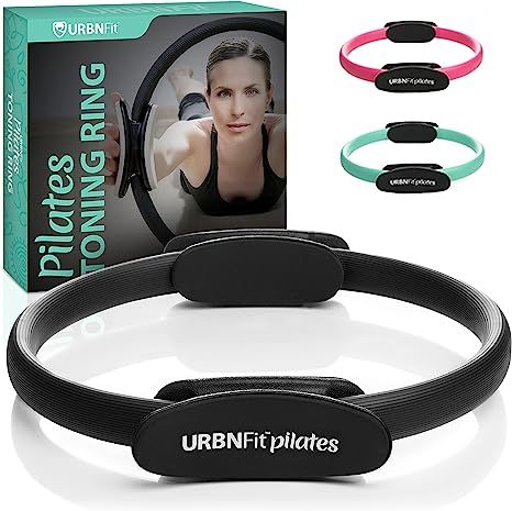 URBNFit Pilates Ring - 12" Magic Circle w/Dual Grip, Foam Pads for Inner Thigh Workout, Toning, F... | Amazon (US)